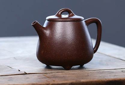 180cc chinese Yixing Handmade Zisha Purple clay Teapot Gao ShiPiao Hu Tea Pot