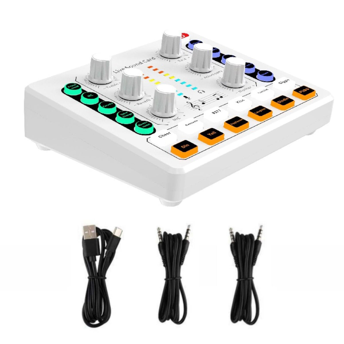 For Live Steaming For Podcasts M8 Sound Card Body Multi-scenario Compatibility