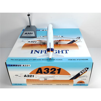 1:200 Inflight Airbus original factory Airbus A321 Diecast Aircraft Model