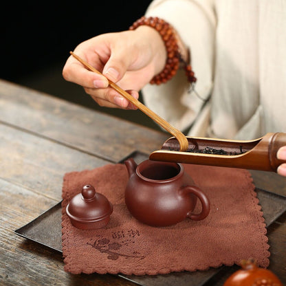 100ml Small Tea Pot Real Yixing Zisha Purple Clay Marked Kungfu Tea Pot Rongtian