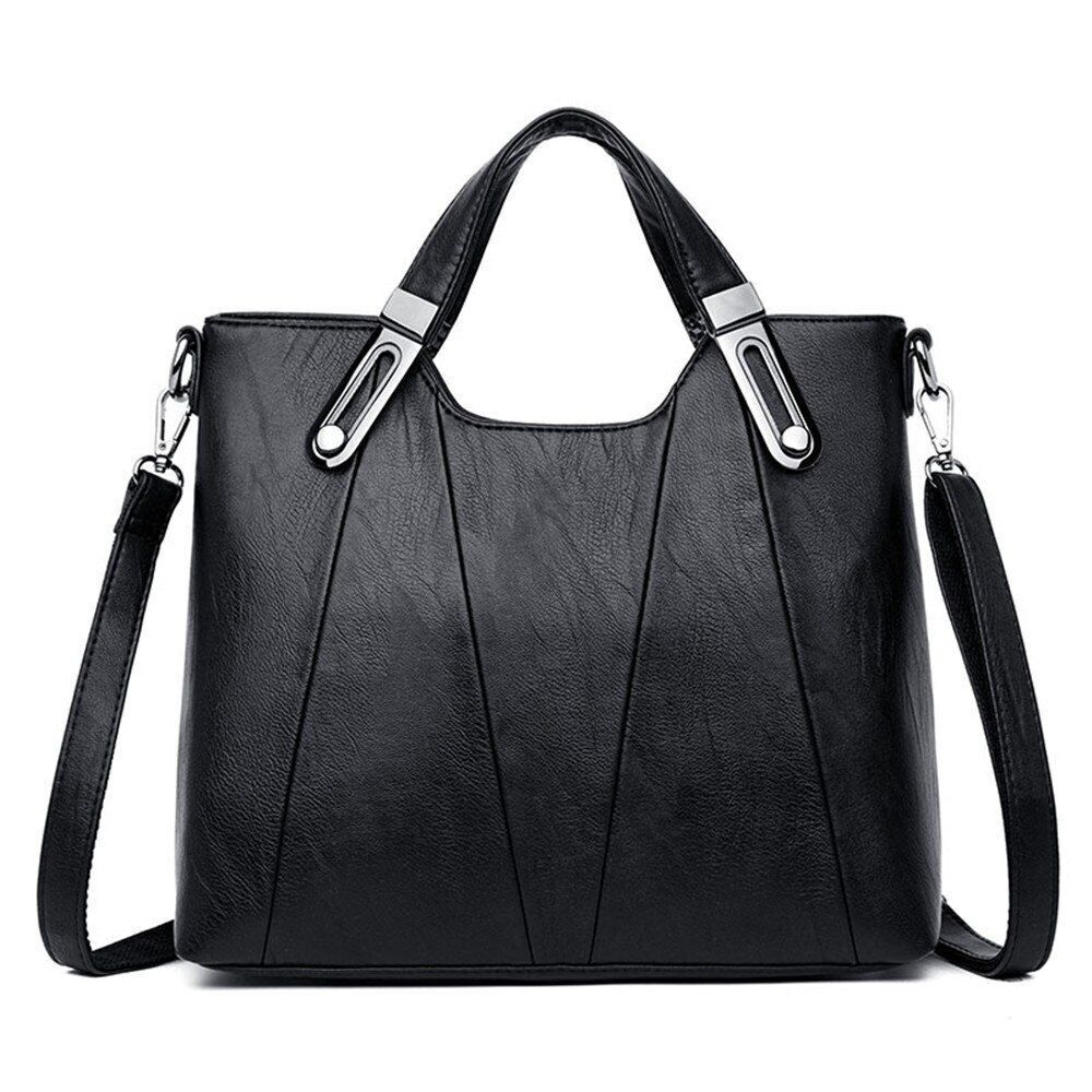 Handbag Synthetic Leather Shoulder Crossbody Bags Leisure Tote Purse 30*12*25 CM
