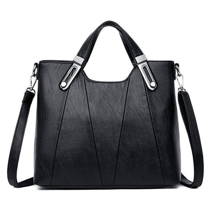 Handbag Synthetic Leather Shoulder Crossbody Bags Leisure Tote Purse 30*12*25 CM