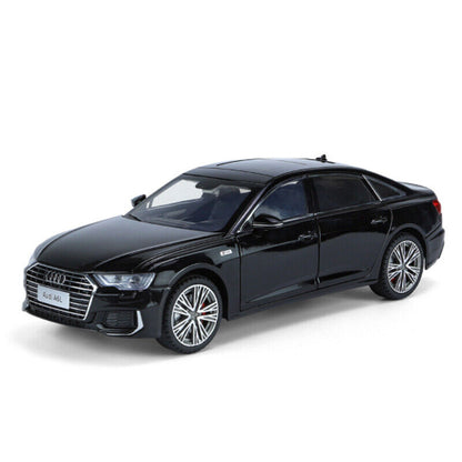 1:18 AUDI A6 Diecast Model Car Toy Metal Vehicle Collection Sounds Light