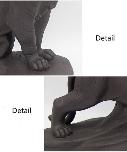 Tiger Tea Pet Home Decoration Zisha Tea Play House Warming Gift Small Statue New