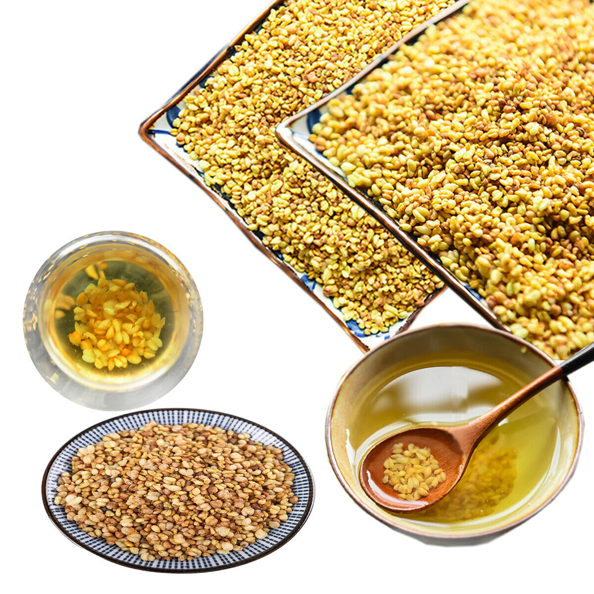 Yellow Tertiary-buckwheat Tea Herbal Tea Weight Loss and Relaxation Healthy Tea