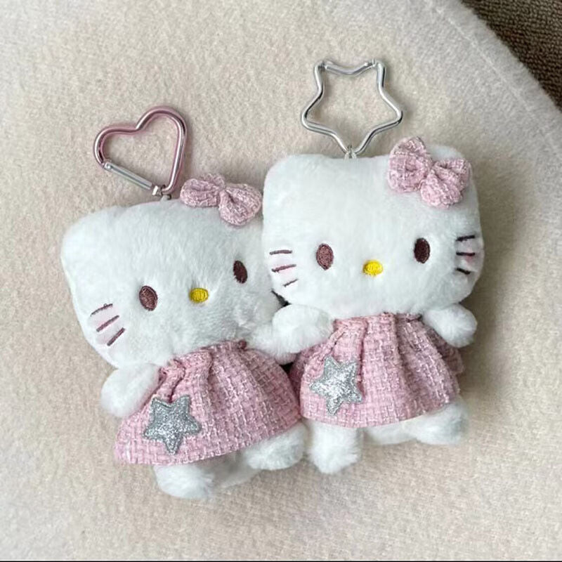 Cartoon Hello Kitty Doll Girl School Bag Pendant Creative Doll Pendant Keychain