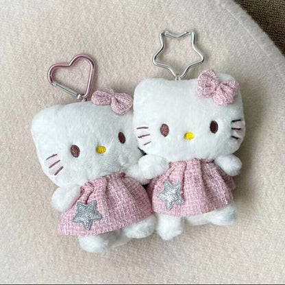 Cartoon Hello Kitty Doll Girl School Bag Pendant Creative Doll Pendant Keychain