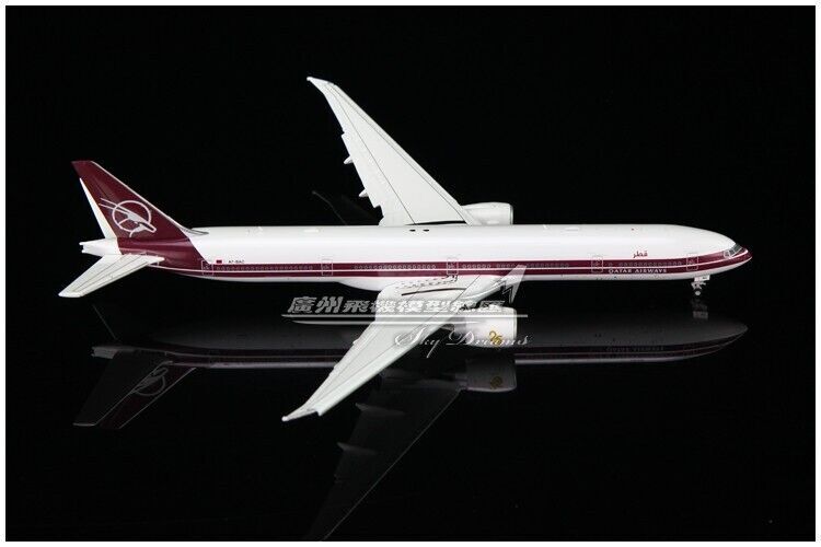1:400 JC Wings QARAR BOEING 777-300ER Airplane Flap Down Diecast Aircraft Model