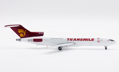 1:200 JC Wings TRANSMILE B727-200F Passenger Airplane Diecast Aircraft Model