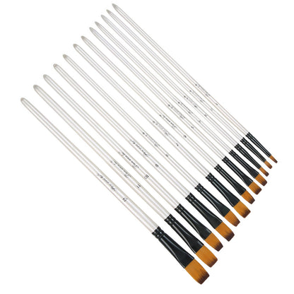 1 Set Nylon Wool Artist Paint Brushes For Watercolour Acrylic Gouache Tool