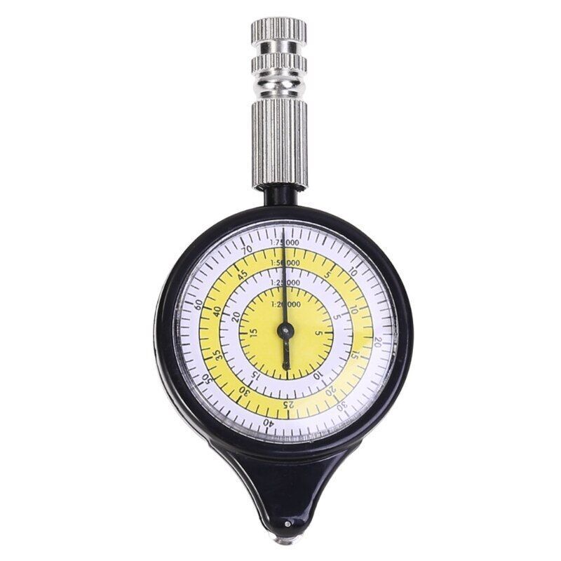 Multifunction Compass Odometer Curvimeter Outdoor Climbing Sport 4.5x9.6x1.65 cm