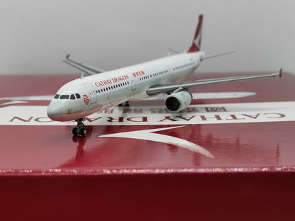 1:400 JC Wings CATHAY DRAGON A321 Passenger Airplane Diecast Aircraft Model