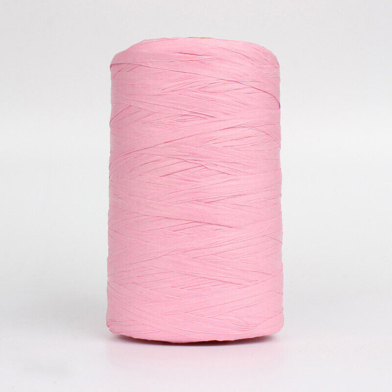 280M Organic Raffia Straw Rope Paper Yarn Crochet Knitting DIY Summer Hat Bag