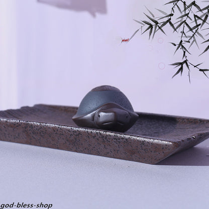 table decoration yixing zisha tea pet turtle small size tea play longevity new