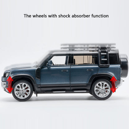 1/18 Land Rover Defender 110 Model Car Metal Diecast Toy Cars Collection Green