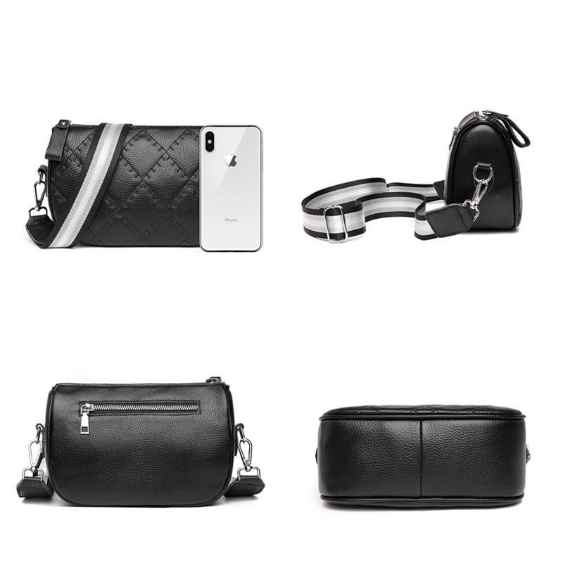 High Quality Shoulder Crossbody Genuine Leather Bags Casual Simple Small Handbag
