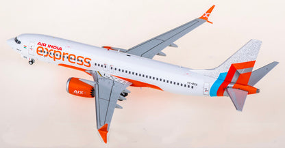 1:200 JC Wings Air India Boeing 737 MAX 8 Passenger Airplane Diecast Plane Model