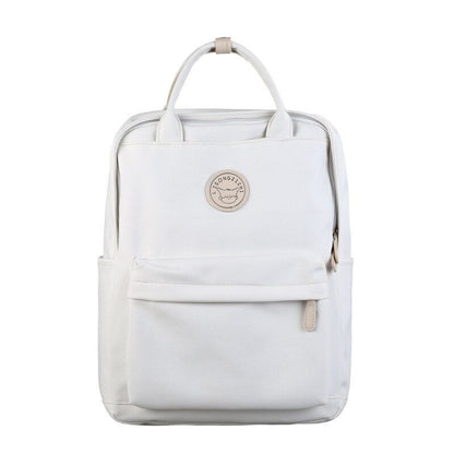 White Women Backpack Style Schoolbag Student Shoulder Bag Laptop Backpack Travel