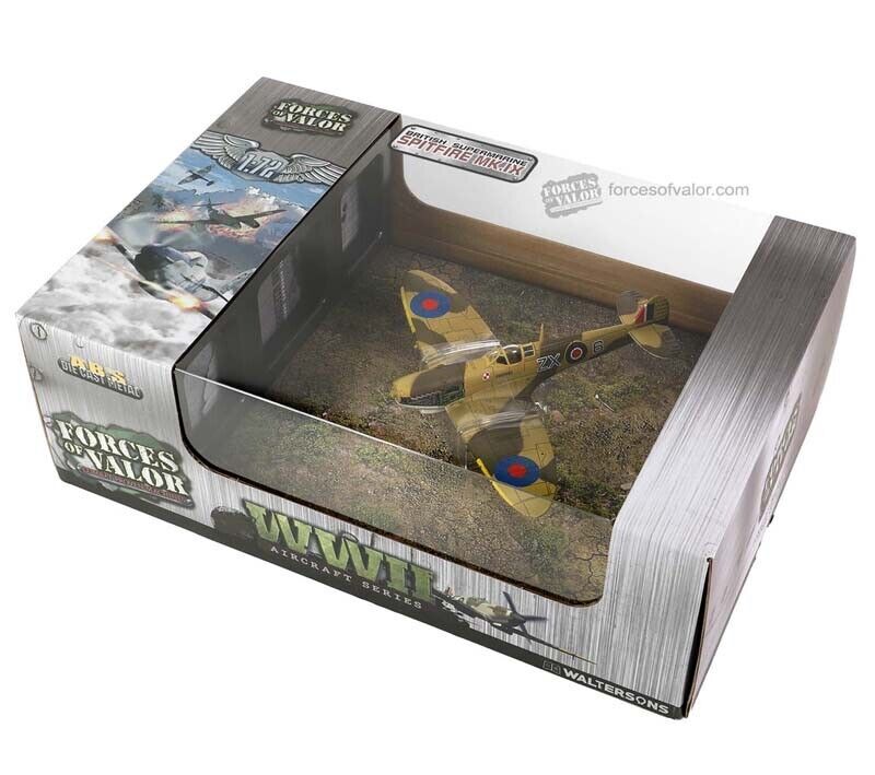 1:72 FOV RCAF Mk.IX Tunisia 1943 Fighter Plane Diecast Military Aircraft Model