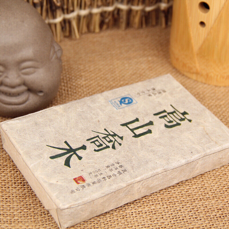 250g High Mountain Arbor Tree Cha Pu'er Tea Brick Yunnan Pu-erh Green Tea Gift