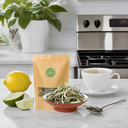 GOARTEA Premium Silver Needle White Tea White Bai Hao Yinzhen White Tea Buds-