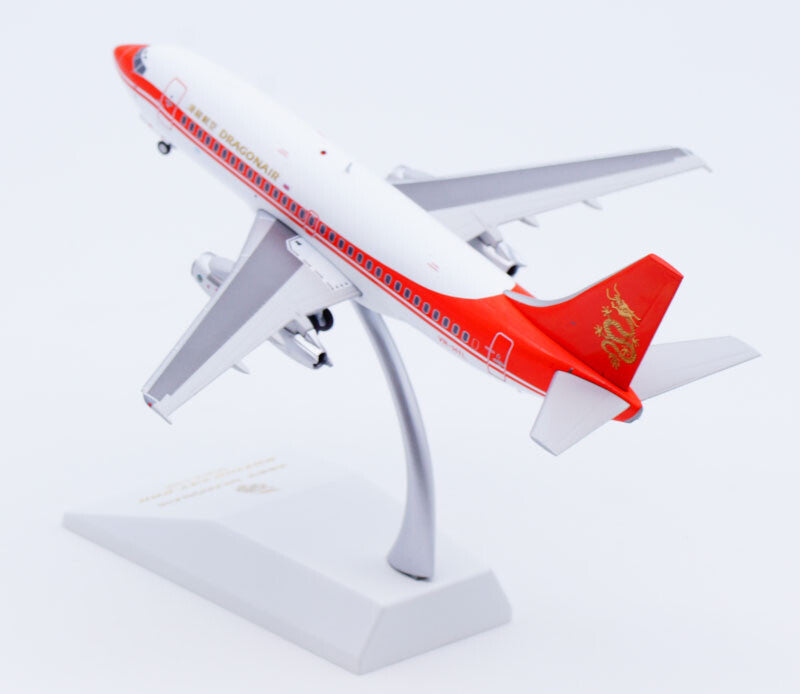 1:200 JC Wings DRAGONAIR BOEING B737-200 Passenger Plane Diecast Aircraft Model