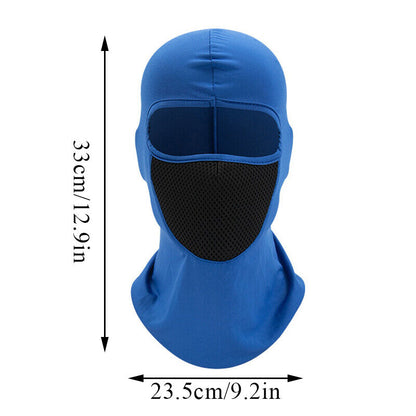 Pullover Cap Full Face Mask Breathable Sports Hat Scarf Headgear Windproof ⌒