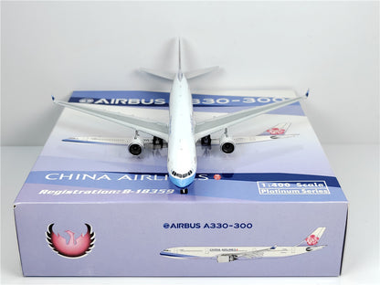 1:400 Phoenix CHINA AIRLINES AIRBUS A330-300 Airplane Diecast Aircraft Model