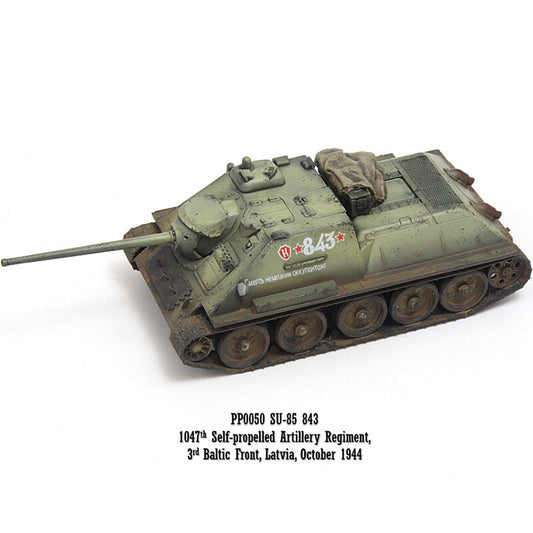 1/72 Su-85 Anti-Tank Vehicle 1944 Tank Model of The Baltic Third Front Army #843