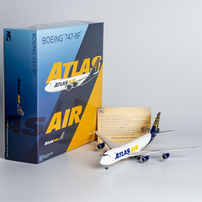 1:400 NG Model ATLAS AIR BOEING 747-8F Plane Airplane Diecast Aircraft Model