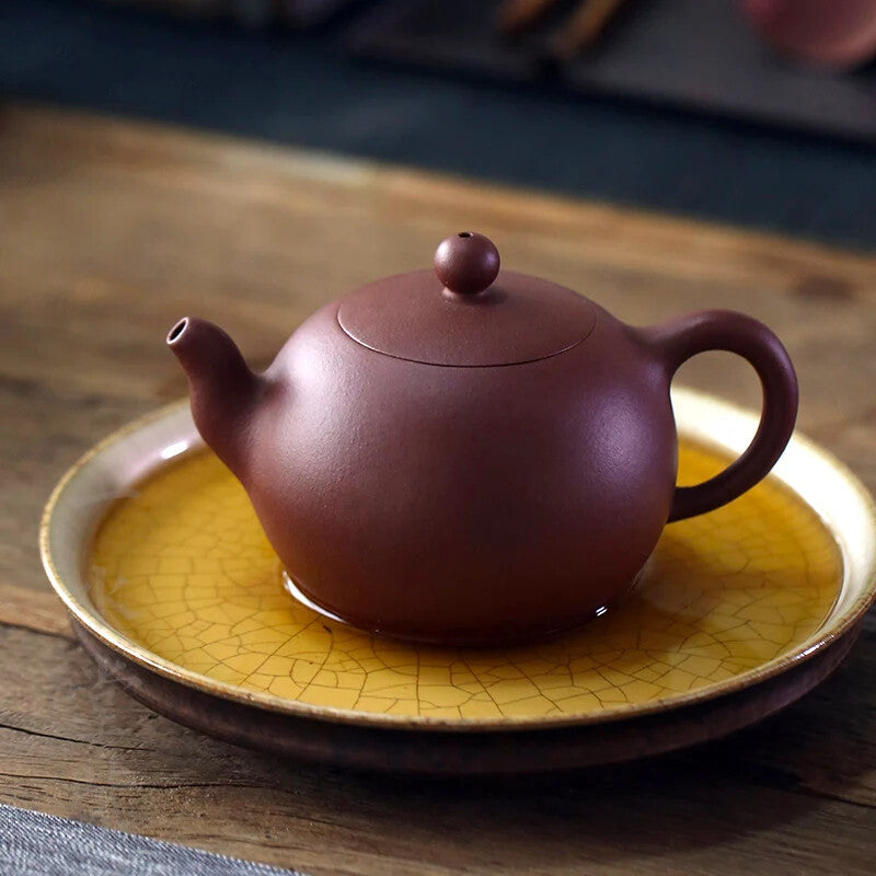Yixing Zisha raw ore pure famous tea set Teapot cup pot duanni one bead 230ml