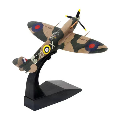 13cm Alloy 1:72 WWII UK MK Simulation Military Fighter Aircraft Model Ornaments