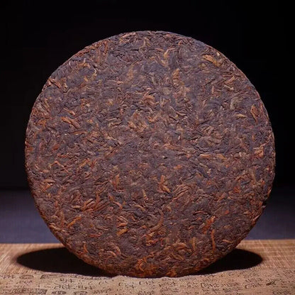 2017 Old Puer Chinese Yunnan Compressed Fermented Pu'er Tea 357g Puer Cake