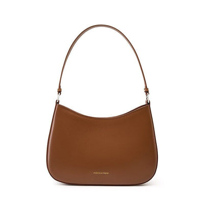 Genuine Leather Shoulder Bag Women Ladies Armpit Bag Cowhide Hobo Bag