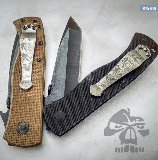 1PC Folding Knife EDC Titanium DIY Pocket Back Clip for Benchmade ZT DIY Clip