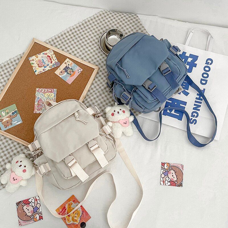 Multi-Function Small Backpack Traveling School Bags Mini Shoulder Bag 22*7*26 CM
