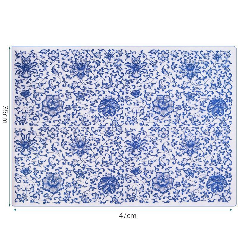 Ceramic Clay Transfer Paper Underglaze Colored Flower Decal Pottery Tool 47x35cm
