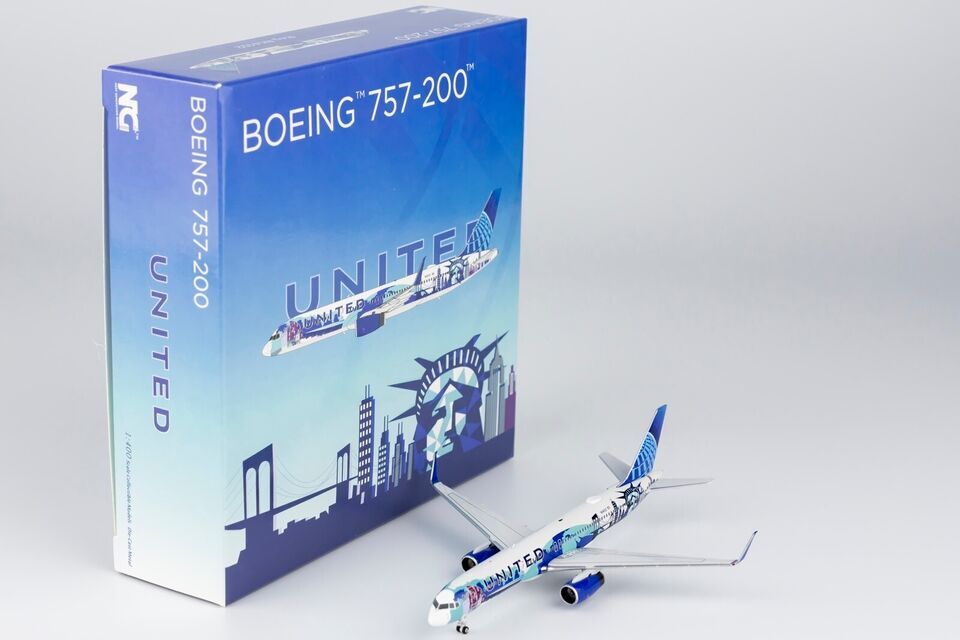 1:400 NG Model UNITED BOEING 757-200 Passenger Airplane Diecast Aircraft Model