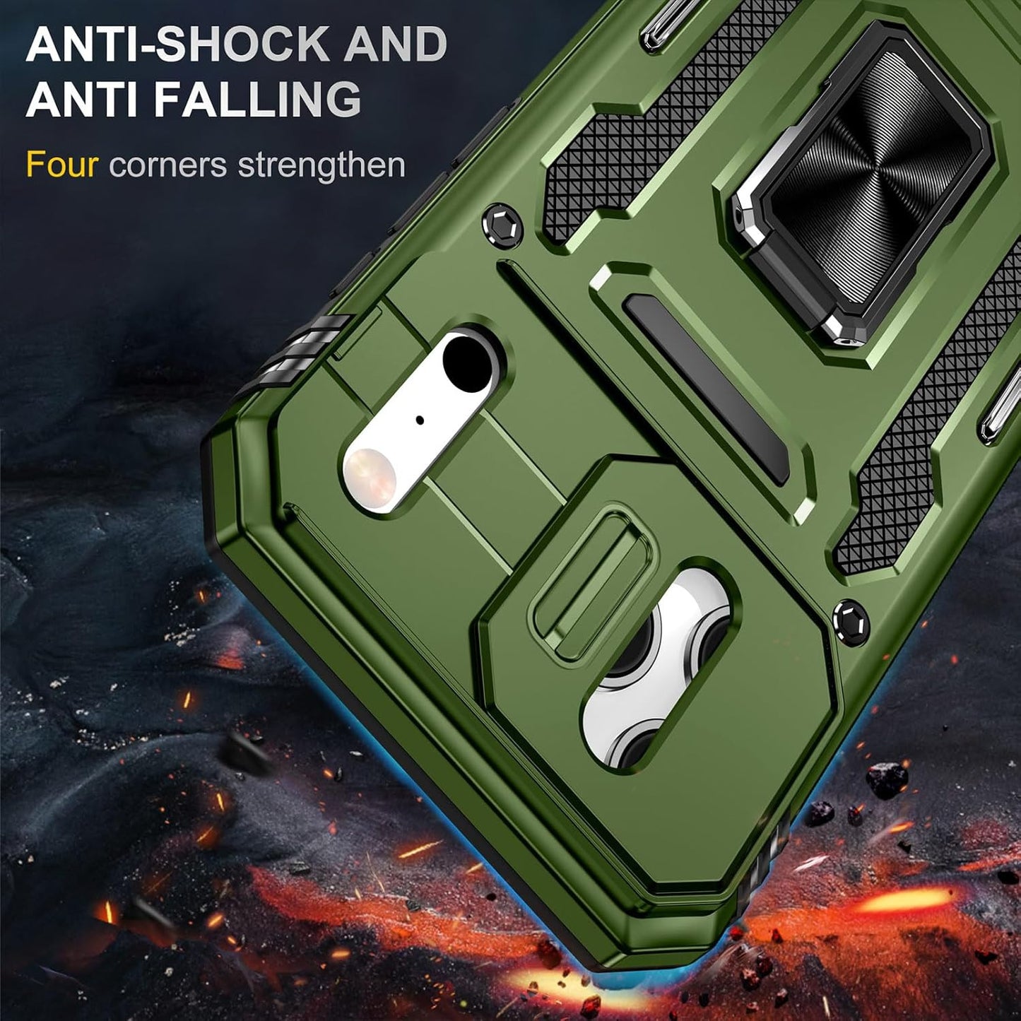 Phone Case Compatible with I Phone17 Pro Max Case with Camera Lens Cover & HD Sc