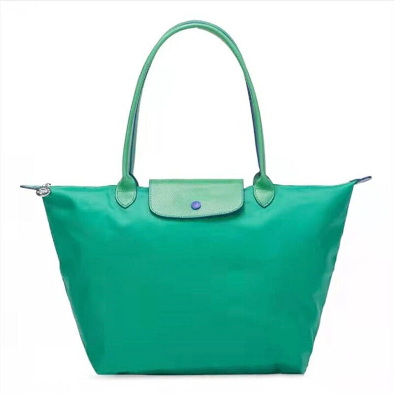 New Fashion High Capacity Embroidered Nylon Shoulder Bag Shopping Bag