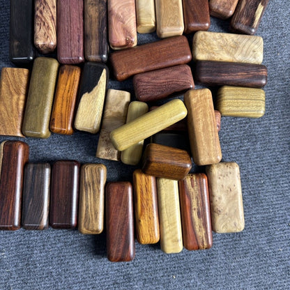Imperfect Wooden Hand Grips 5-Pack Random Color Size 4-10cm
