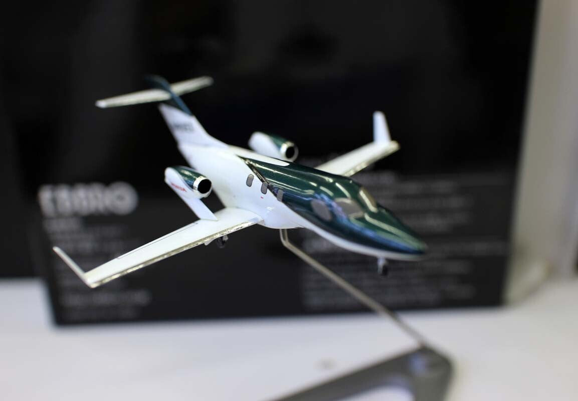 Ebbro for Hondajet Private business jet Green 1/144 diecast plane model aircraft