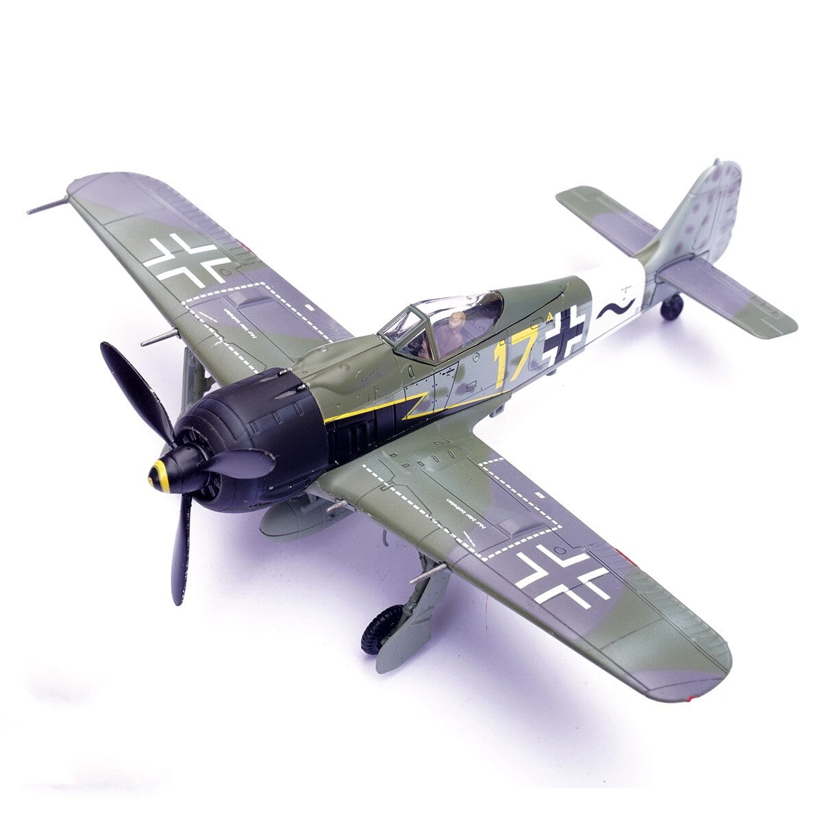 1:72 LEGION FOCKE WULF FW190A Fighter Plane Aircraft Diecast Military Model