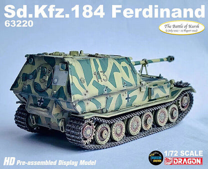Dragon 63220 1/72 German Sd.Kfz.184 Ferdinand Military Tank Destroyer Model