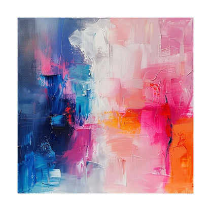 Large Hand-painted Purple Abstract Oil Paintings On Canvas Wall Art Home Decor