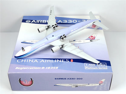1:400 Phoenix CHINA AIRLINES AIRBUS A330-300 Airplane Diecast Aircraft Model
