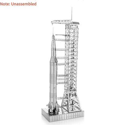 1/770 Metal High Quality USA Apollo 11 Saturn V w/ Gantry Unassembled Model