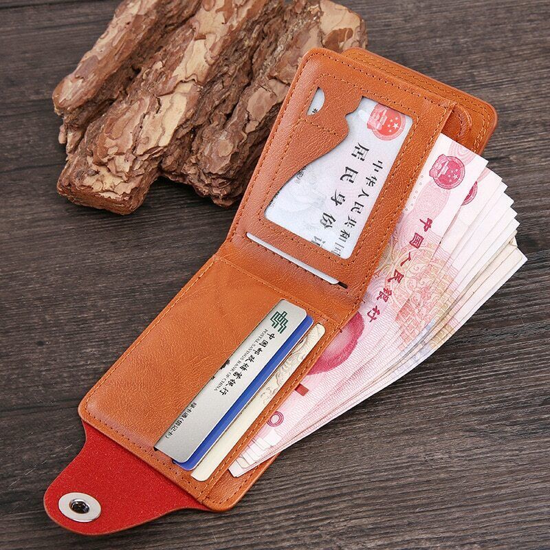 Retro Men's Wallet 3D Dollar Print Credit ID Card Holder Wallet Male Coin Purse