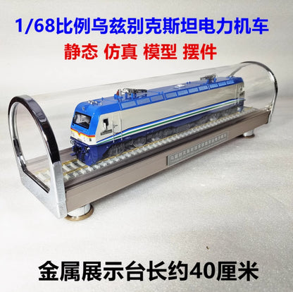 1:87 Uzbekistan National Railway Freight Electric Locomotive Train Diecast Model