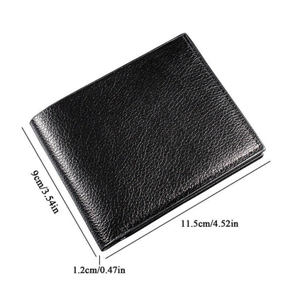 Card Bag Horizontal Wallet Purse Change Wallet Men's Short Wallet Card Pack PU